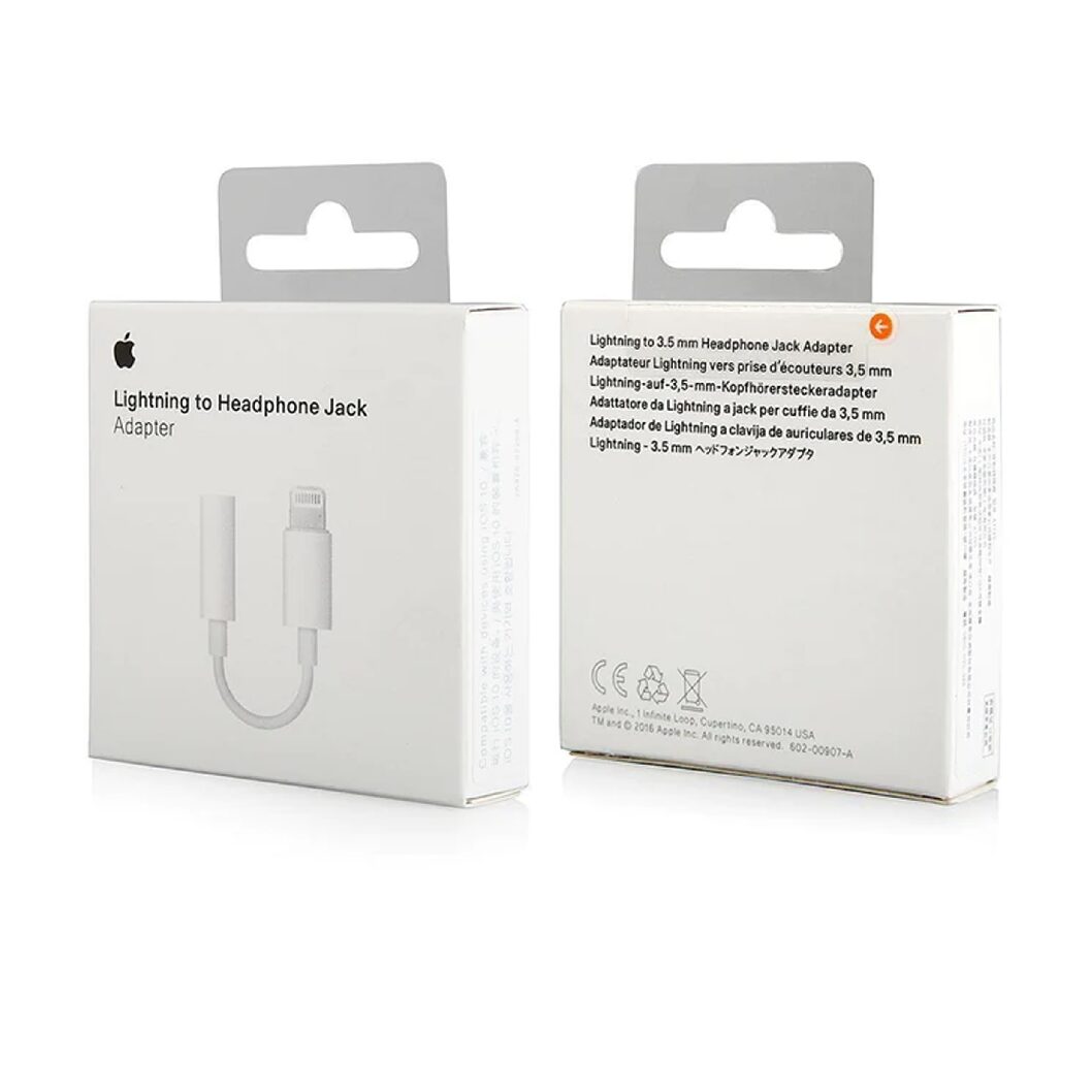 3,5 mm. MiniJack – Apple Lightning