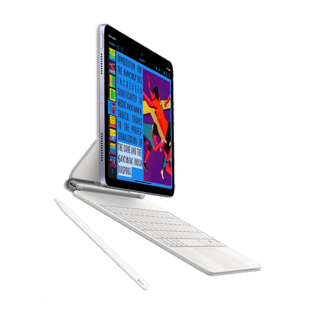 Magic Keyboard pour iPad Pro 11 pouces (4ᵉ génération) et iPad Air (5ᵉ  génération) - Français - Blanc - Apple (FR)
